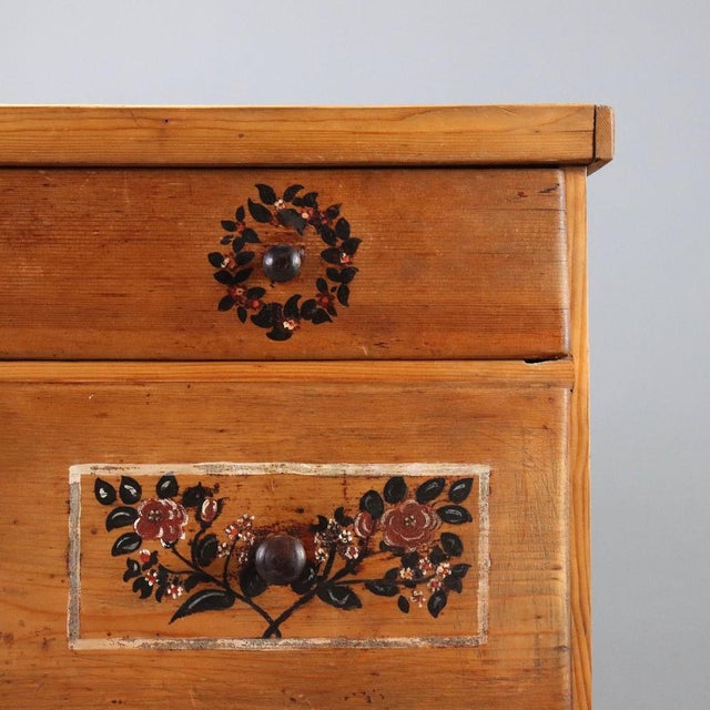 Trentino Fir Chest of Drawers with Four Drawer Front For Sale - Image 3 of 11