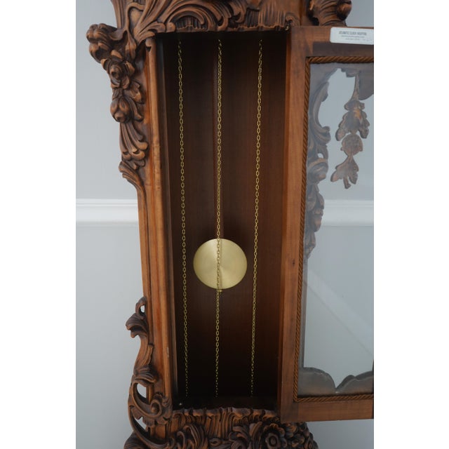 Franz Hermle Rococo Style Carved Grandfather Clock For Sale In Philadelphia - Image 6 of 18