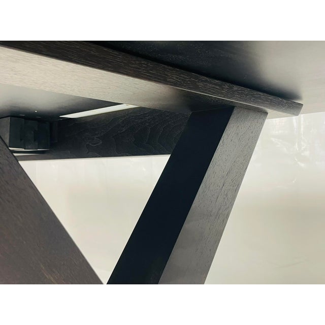 Christian Liaigre “Courier” Solid Oak Dining Table for Holly Hunt, Usa For Sale - Image 13 of 18