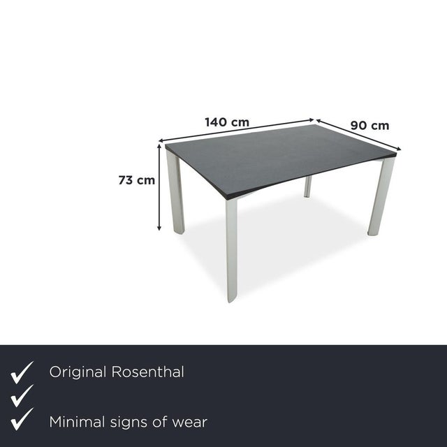This dining table from Rosenthal impresses with its clean, functional design and high-quality materials, perfectly...