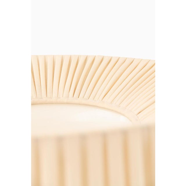 Contemporary Floor Lamp in Brass and Leather by Harald Notini, 1940s For Sale - Image 3 of 9