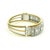 1930s French Art Deco Platinum, 18k Gold & 6.11 Carat Diamond Bracelet, Circa 1930 For Sale - Image 5 of 11