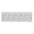 Sample - Schumacher Etienne Silk Greek Key Trim Narrow in Cloud For Sale