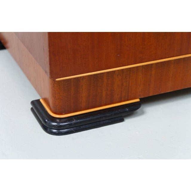 Art Deco Danish Low Mahogany Dresser, 1930s For Sale - Image 10 of 18