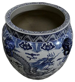 Large Chinese Ceramic Vase, 1950s