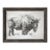 Framed Snowy Buffalo Reproduction Print For Sale