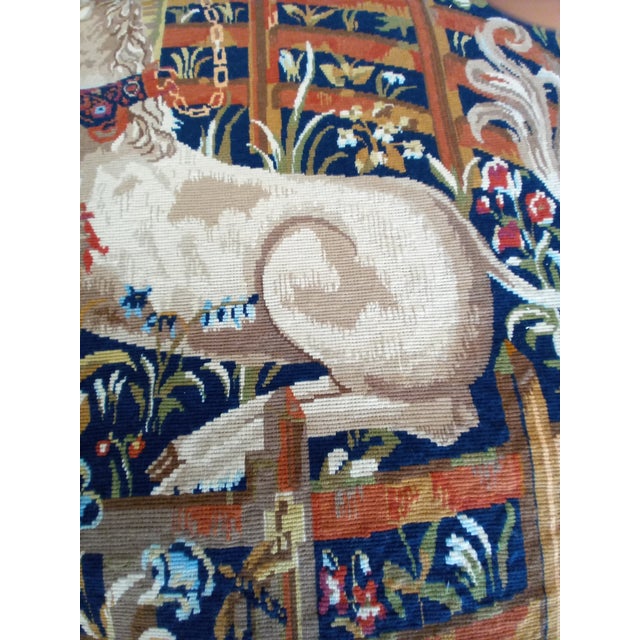 1980s 1980s Handcrafted Artisan Tapestry – “The Unicorn in Captivity” For Sale - Image 5 of 18