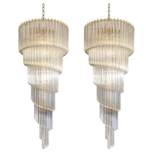 Vintage Murano Chandeliers, 1990s, Set of 2 For Sale - Image 15 of 15