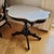 Alfonsine Galápago Table in Ebonized Wood with Marble Top, 1930s For Sale - Image 4 of 18