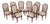 Set of 8 French Louis XIV Style Upholstered Dining Room Chairs For Sale
