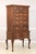 Queen Anne Bench Made 2 Piece Black Walnut Highboy For Sale - Image 3 of 18