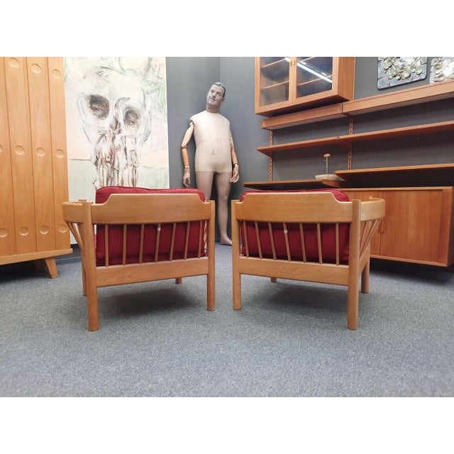 Mid-Century Danish Armchairs by Jørgen Bækmark, 1960s, Set of 2 For Sale - Image 4 of 16