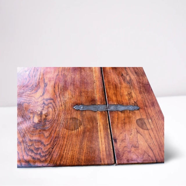 Early 19th century antique French console table that seamlessly transforms into a dining table Crafted from French oak, it...