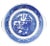 Willow Ware Royal Blue & White Plate For Sale