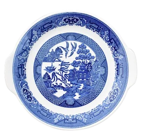 Willow Ware Royal Blue & White Plate