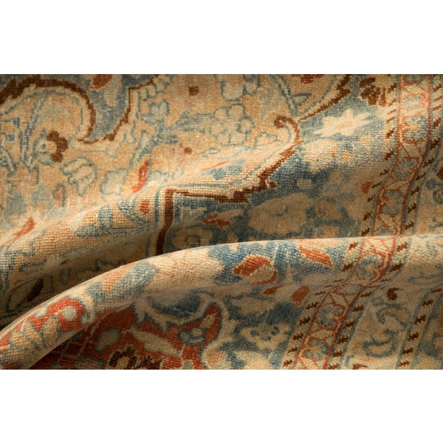 Old New House Vintage Distressed Tabriz Carpet - 8'2" x 11'7" For Sale - Image 4 of 10