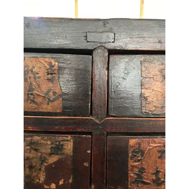 19th Century Chinese Apothecary Chests Paper Labels Pair (Will Sell