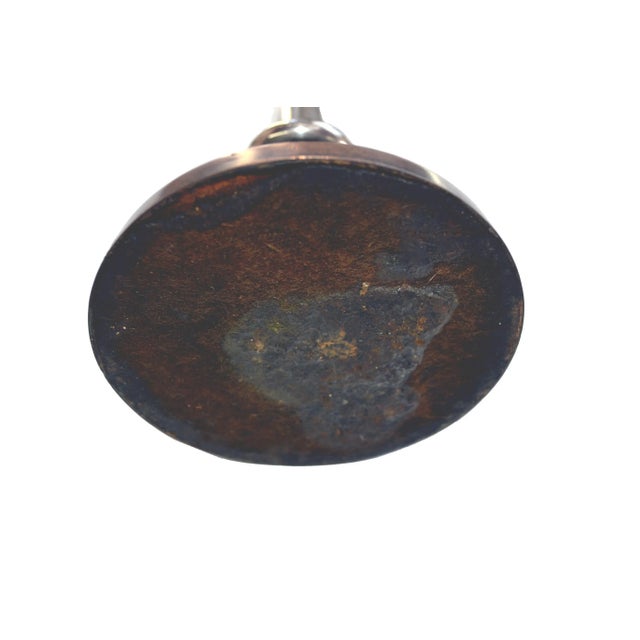 19th Century Georgian Sheffield Silverplate Candlesticks- a Pair For Sale - Image 11 of 13