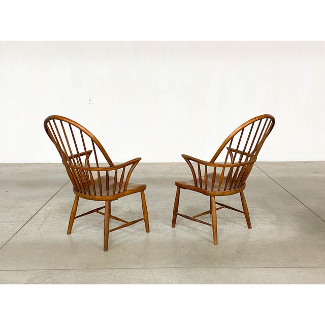 CH18A Dining Chairs by Frits Henningsen for Carl Hansen & Son, Set of 2 For Sale - Image 5 of 18