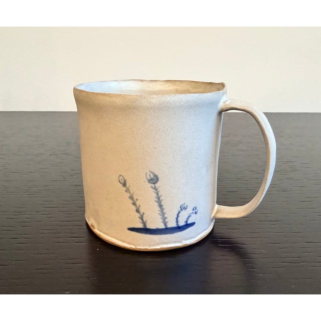 Folk Art BDDW Hand-Painted Ceramic Mugs by Tyler Hays - Set of 6 For Sale - Image 3 of 18