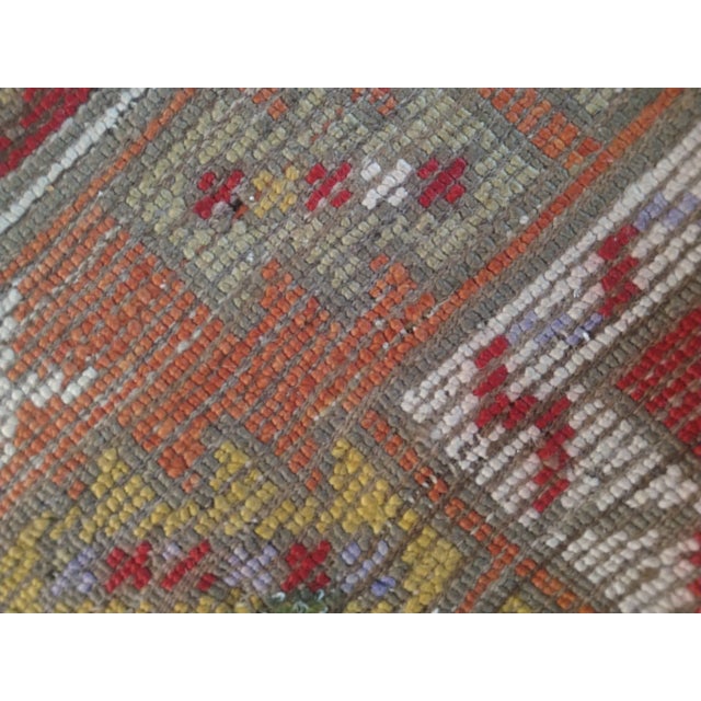 1950's Anatolian Oushak , 3'4" X 4'4" For Sale - Image 4 of 6