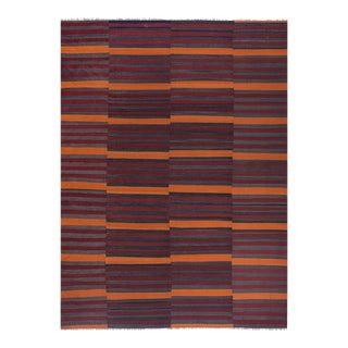 1960s Mid-20th Century Large Anatolian Kilim 8'10'' X 12' For Sale