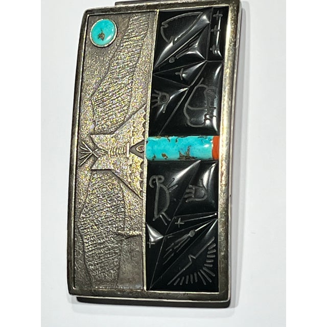 Darryl Begay Monumental Belt Buckle For Sale - Image 10 of 10