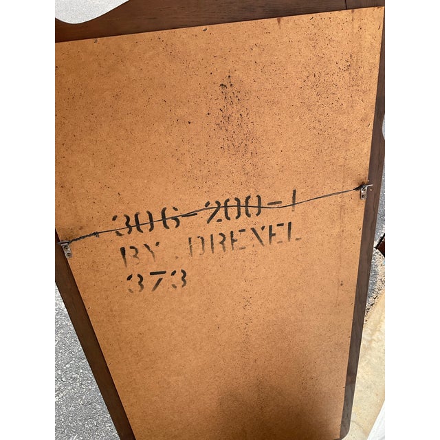 Pair of Vintage Drexel Heritage French Provincial Fruitwood Carved Mirrors, 1970s For Sale - Image 12 of 12