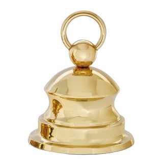 Mid-Century Modern Brass Doorstop by Luigi Caccia Dominioni for Azucena, 1950s For Sale