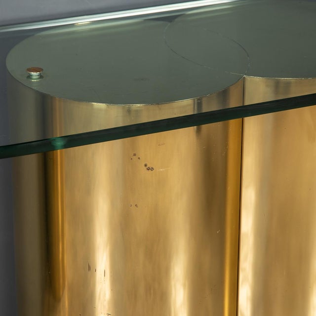 20th Century Brass Covered Side Table For Sale - Image 6 of 15