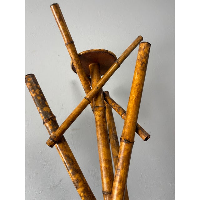 English 19th Century English Bamboo Plant or Jardiniere Stand For Sale - Image 3 of 7