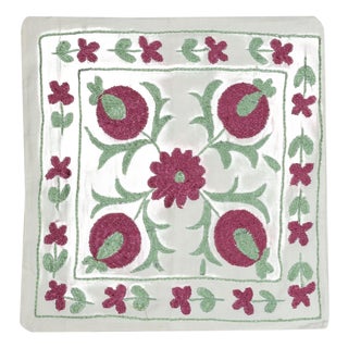 18"x19" Cotton Embroidery Cushion Cover. New Lace Pillow. Handmade Throw Pillow For Sale