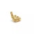 Van Cleef & Arpels Baby Booty Sapphire & 18k Yellow Gold Charm Pendant For Sale In Miami - Image 6 of 8