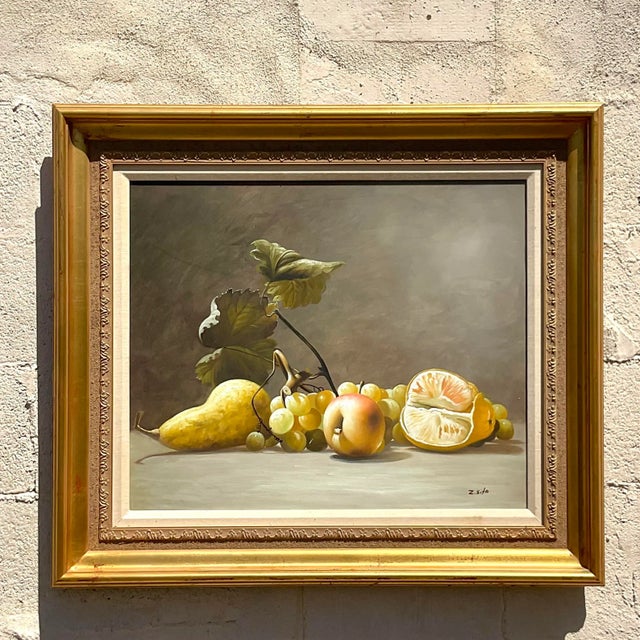 Elevate your space with our Vintage Boho Original Still Life Oil Painting, a captivating piece inspired by the heart of...