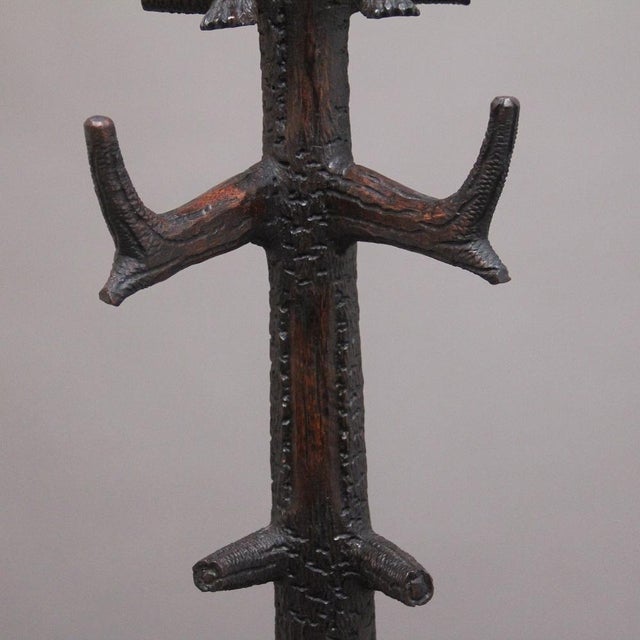 1920s Early 20th Century Carved Bear Hall Stand For Sale - Image 5 of 12