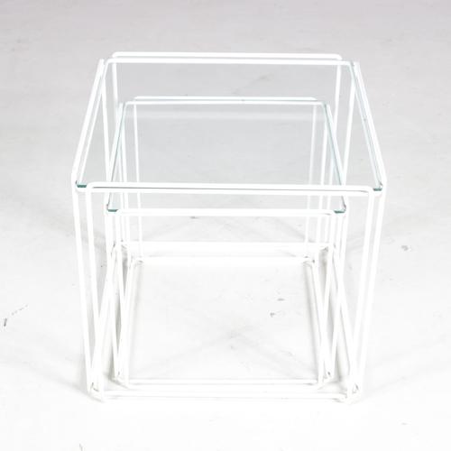 Max Sauze Isocele Side Tables from Max Sauze, France, 1960s, Set of 2 For Sale - Image 4 of 10