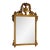 Italian Hand-Carved Gold Leaf Wall Mirror With Beveled Glass For Sale