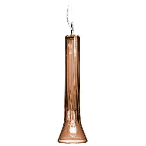Tempo Clarion Pendant Light from the Flashlight Collection in Tea For Sale - Image 4 of 4