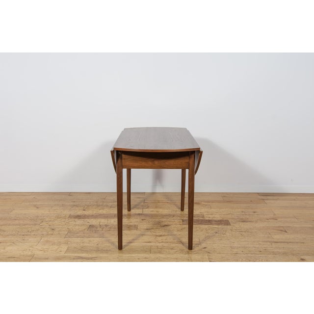 Mid-Century Modern English Teak Drop-Leaf Dining Table, 1960s For Sale - Image 6 of 17