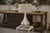 Metal Vintage Table Lamp in Brushed Aluminum, 1970s For Sale - Image 7 of 10