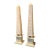 Pair Very Large Mid Century Architectural Painted Wood Obelisks. For Sale