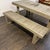 West Elm Portside Wood Outdoor Extension Dining Table + Pair of Benches, Set of Three For Sale - Image 11 of 12