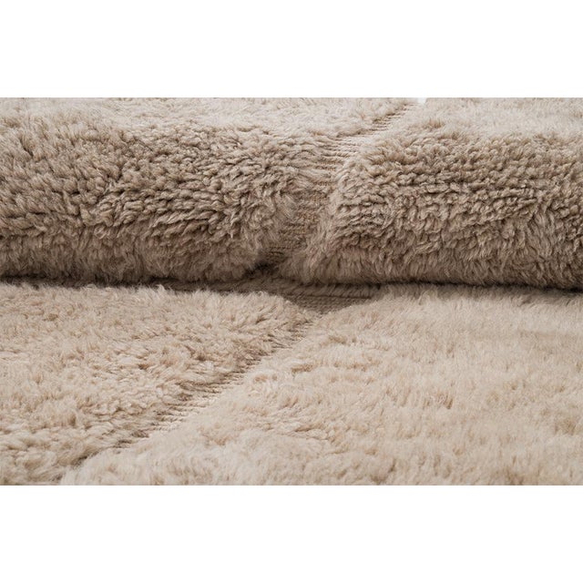 Textile Large Hand-Knotted Wool Rug by Azele Studio For Sale - Image 7 of 10