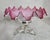 A striking vintage solid sterling silver centrepiece or table centre dating to 1995, designed in the Art Nouveau style and...
