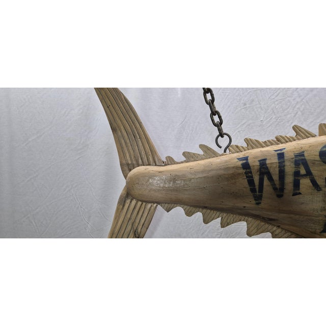 Carved Tuna Fish Trade Sign For Sale - Image 11 of 12