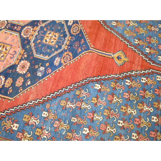 19th Century Zabihi Collection Large Persian Bakshaish Rug - 11'3" x 14'1" For Sale In New York - Image 6 of 12