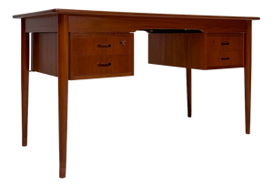 Mid-Century Danish Teak Writing Desk, 1960s