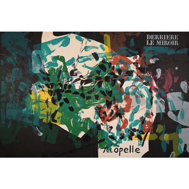 Jean-Paul Riopelle, Cover from Derriere Le Miroir, Lithograph, 1968 For Sale - Image 3 of 3