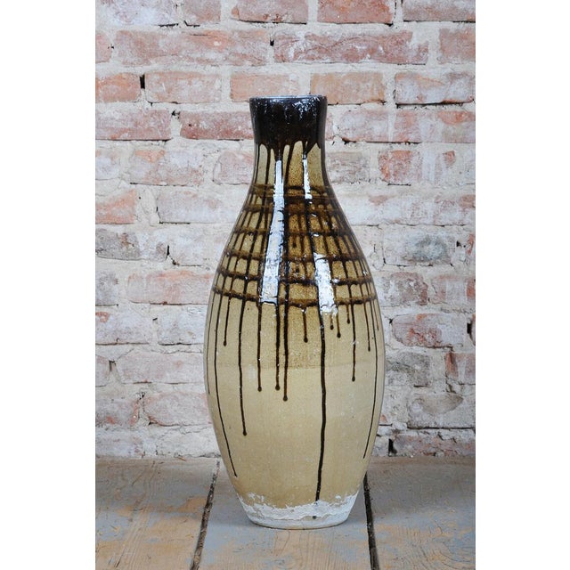 1950s Mid-Century Vase in Ceramic, Czech, 1950s For Sale - Image 5 of 9