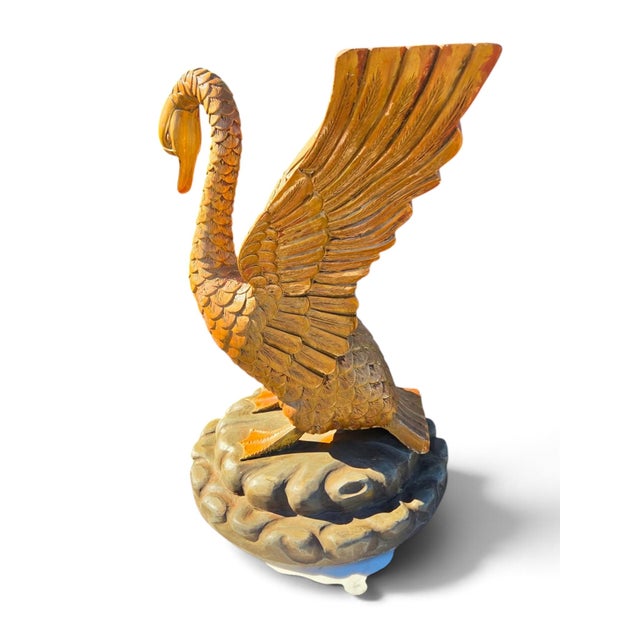 Handmade Italian, Beautiful Swan Center Table Decor. For Sale - Image 4 of 18